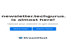 Tablet Screenshot of newsletter.techgurus.com